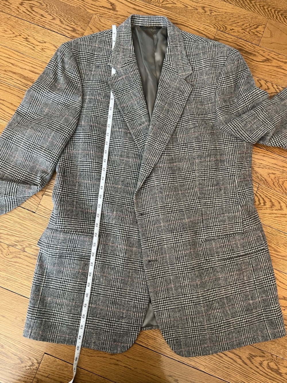 Brooks Brothers Gray Glen Plaid Sport Coat 46L - Picture 9 of 15
